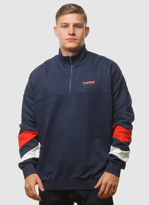 Oversized Halfzip - Dress Blues