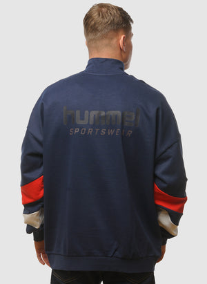 Oversized Halfzip - Dress Blues