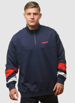 Oversized Halfzip - Dress Blues