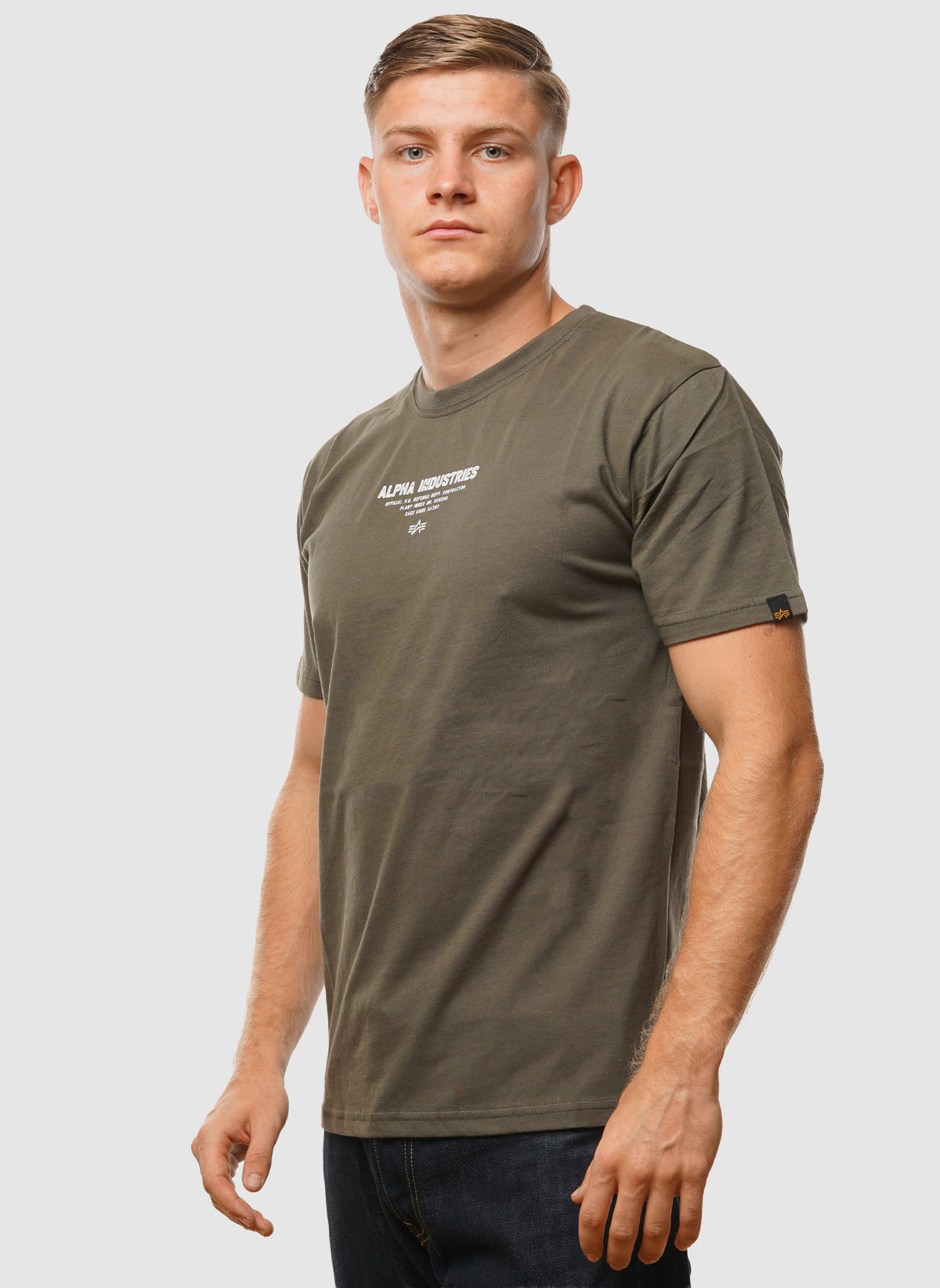 Sky Wolf T-Shirt - Mud Olive
