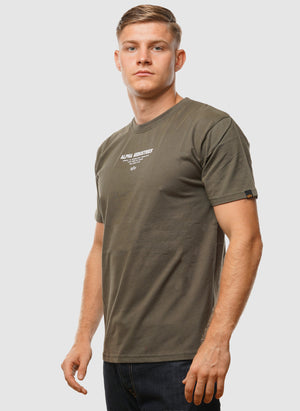 Sky Wolf T-Shirt - Mud Olive