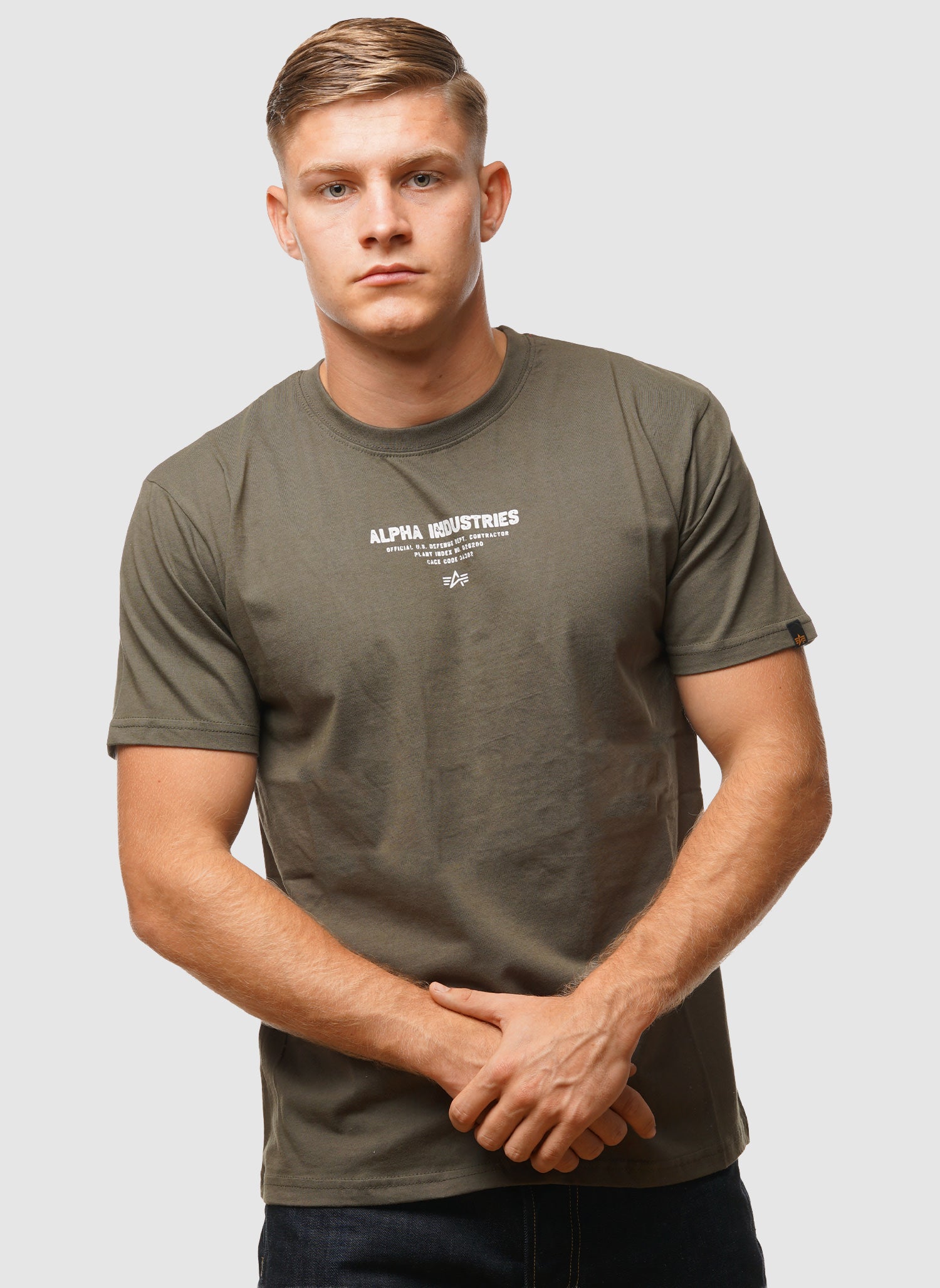 Sky Wolf T-Shirt - Mud Olive