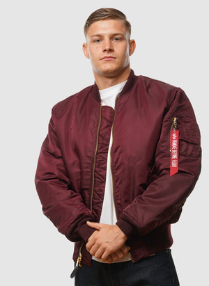 MA-1 Heritage Jacket - Dark Cherry