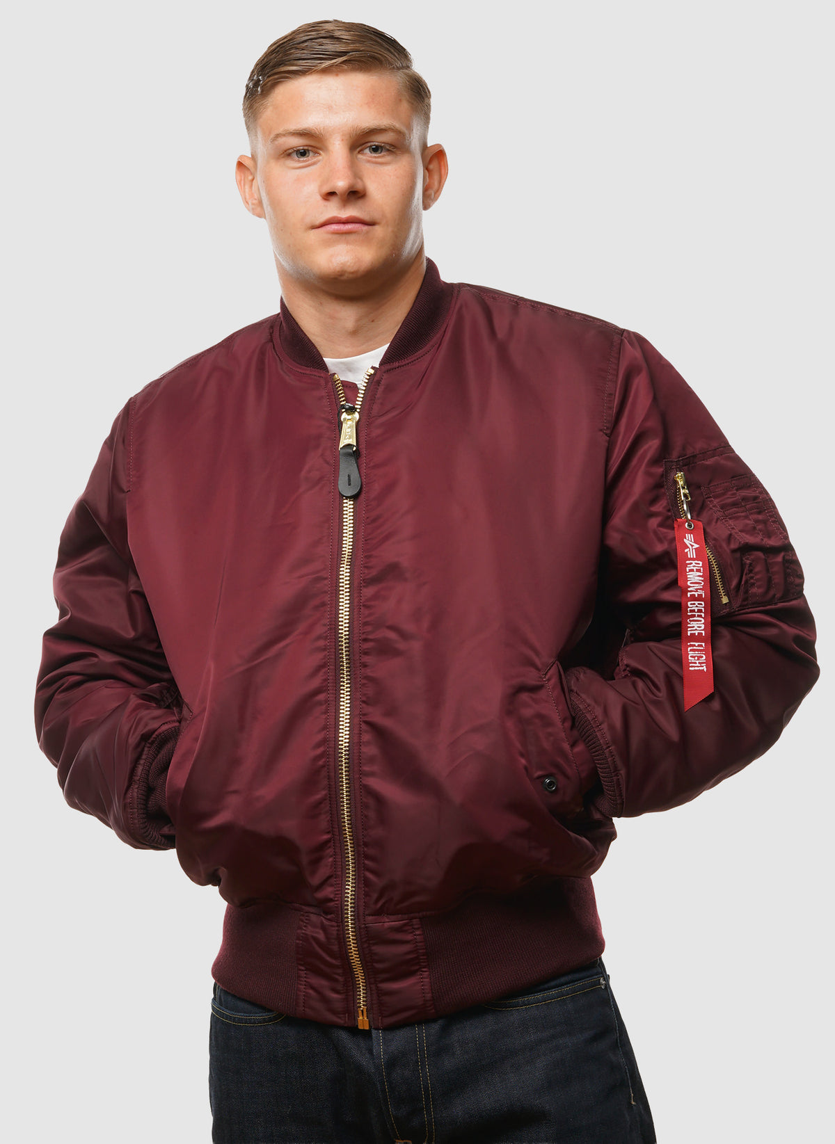 MA-1 Heritage Jacket - Dark Cherry