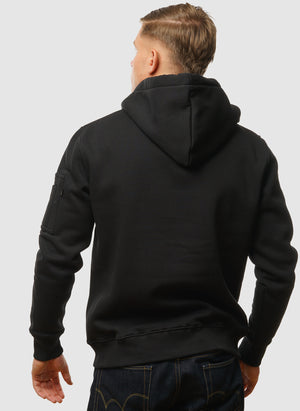 Alpha Label Hoody - Black
