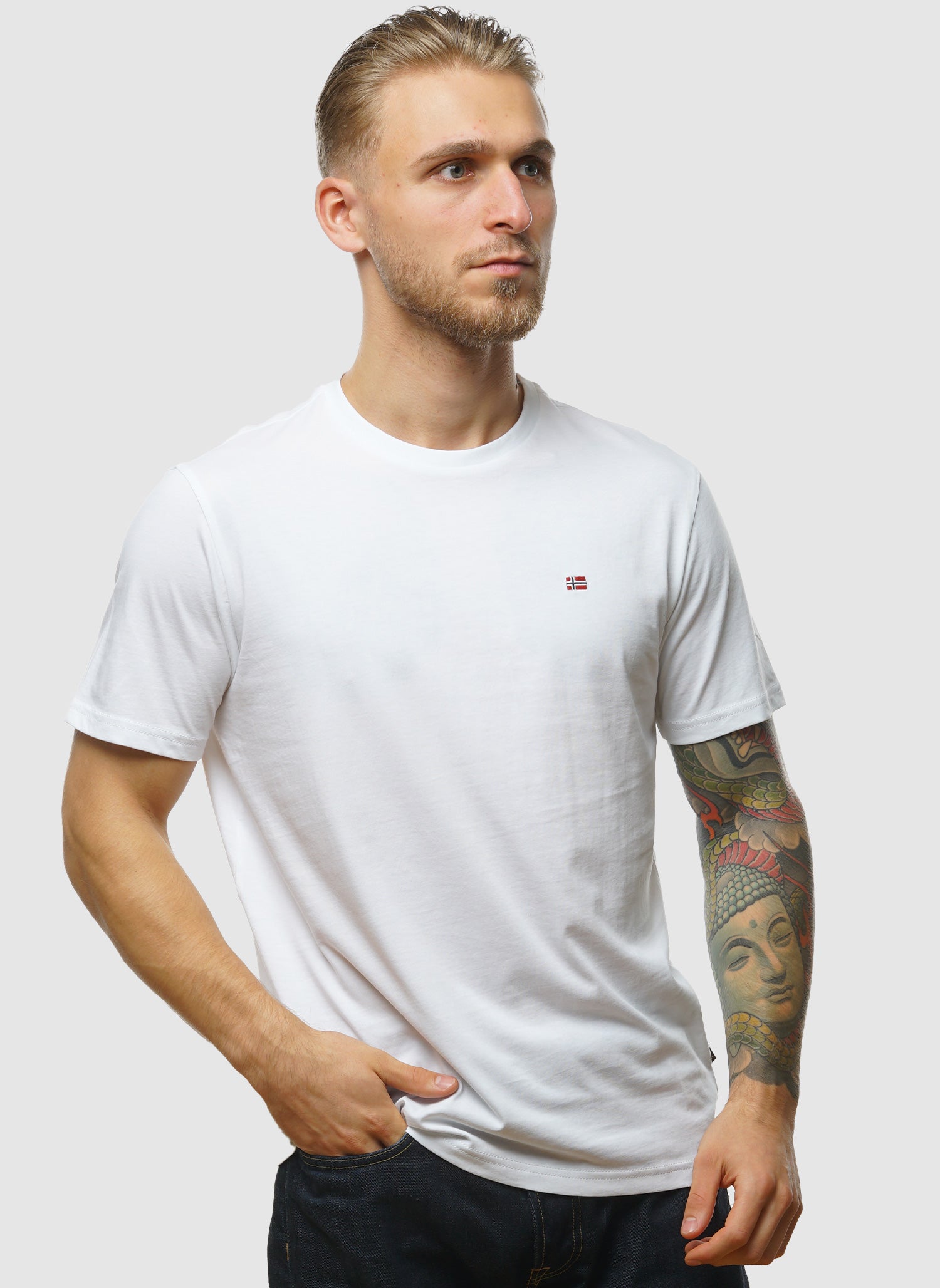 Salis T-Shirt - White - The Smart Dresser