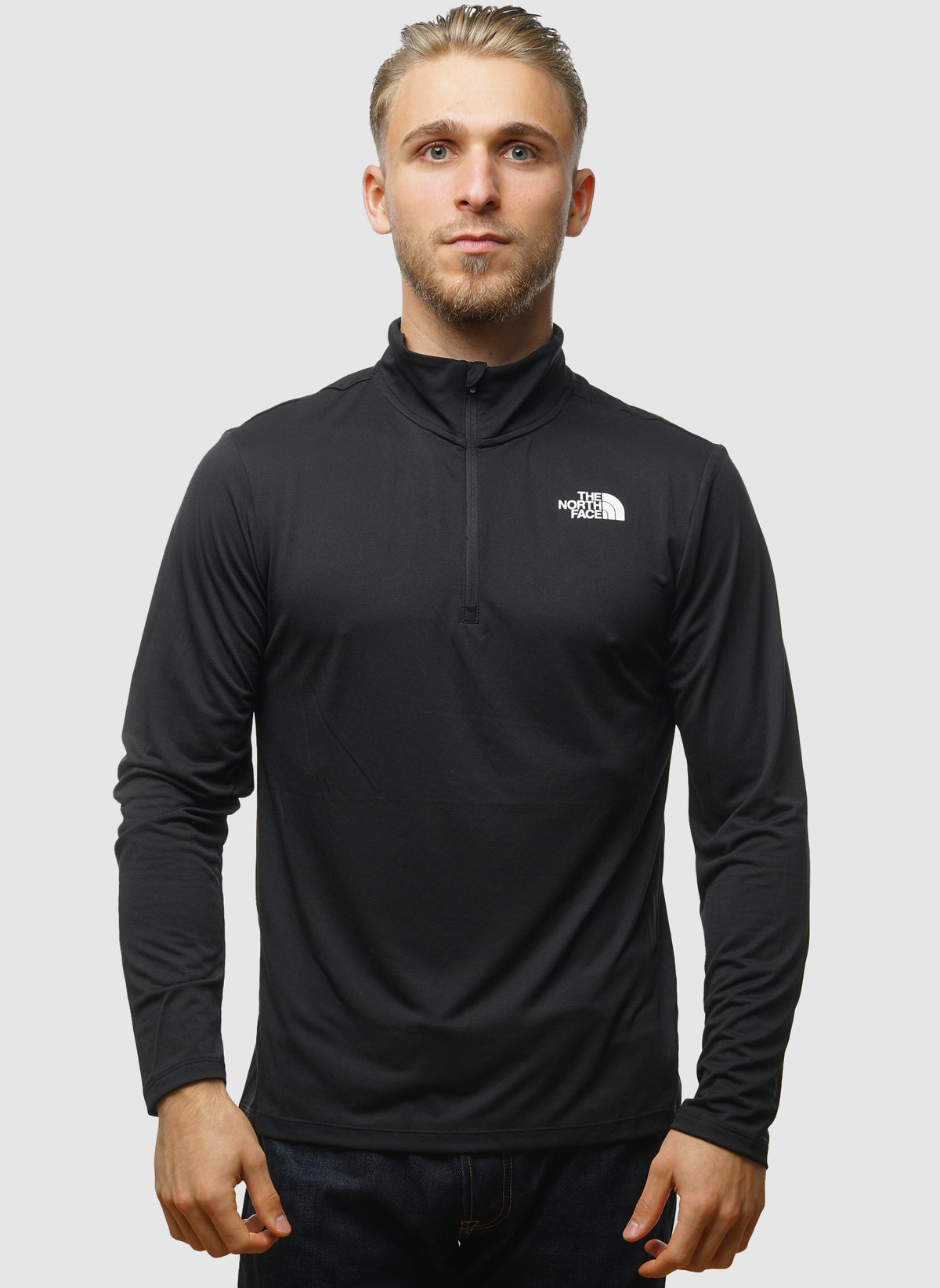 24/7 1/4 Zip Longsleeve - Black
