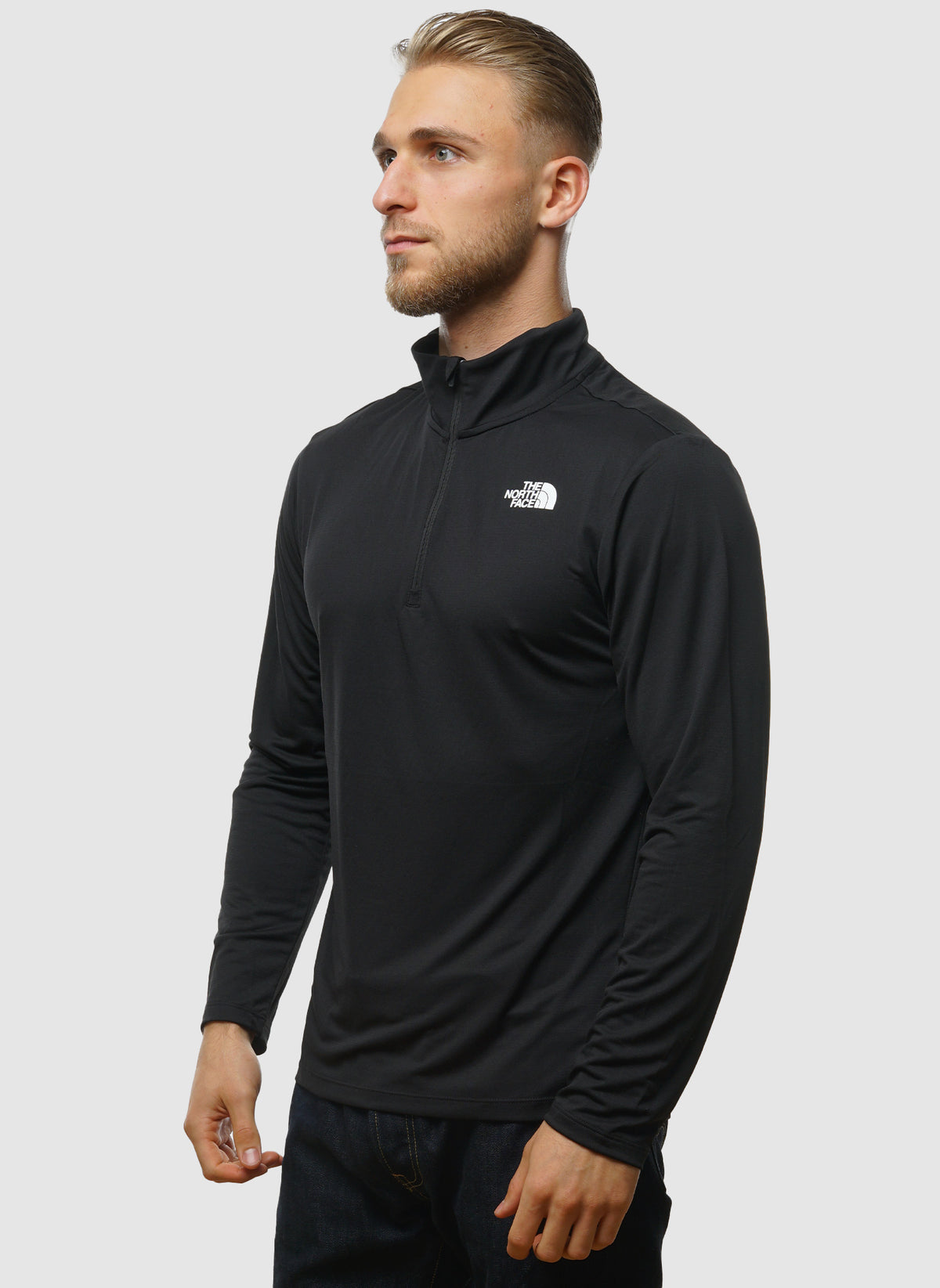 24/7 1/4 Zip Longsleeve - Black