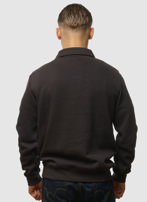 Ribbed Cotton Polo - Port