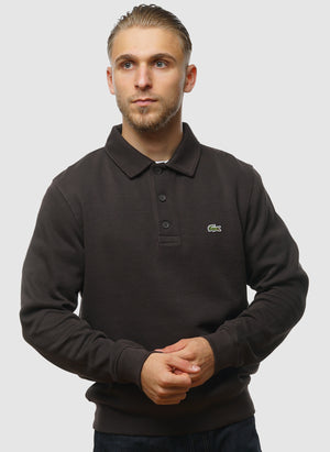 Ribbed Cotton Polo - Port
