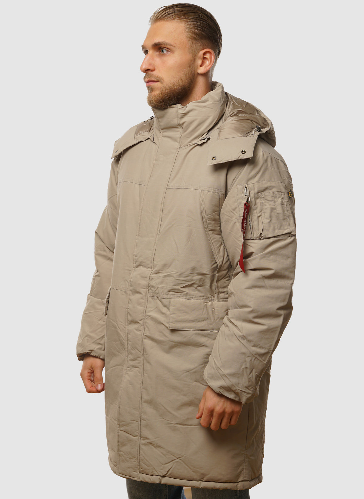 Puffer Parker Jacket - Vintage Sand