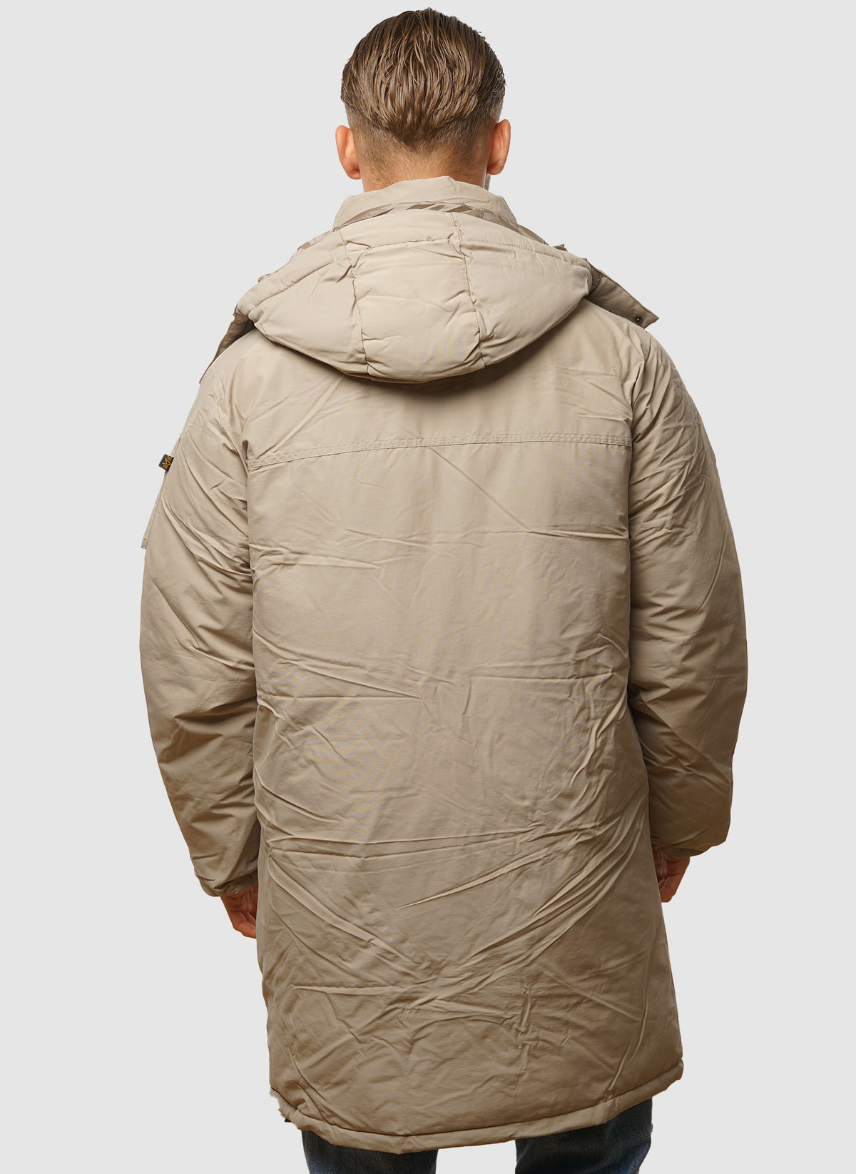 Puffer Parker Jacket - Vintage Sand