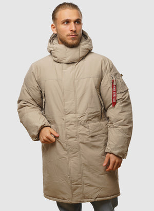 Puffer Parker Jacket - Vintage Sand