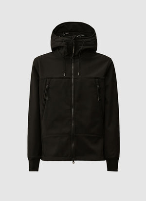 C.P. Shell-R Hooded Goggle Jacket - Black