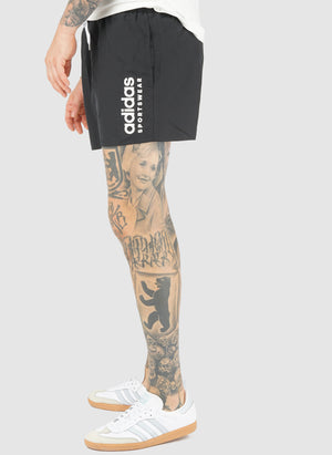 Essentials Logo CLX Badeshorts - Black