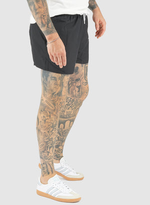 Essentials Logo CLX Badeshorts - Black