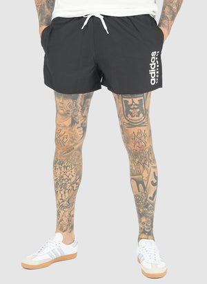 Essentials Logo CLX Badeshorts - Black