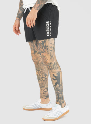 Essentials Logo CLX Badeshorts - Black