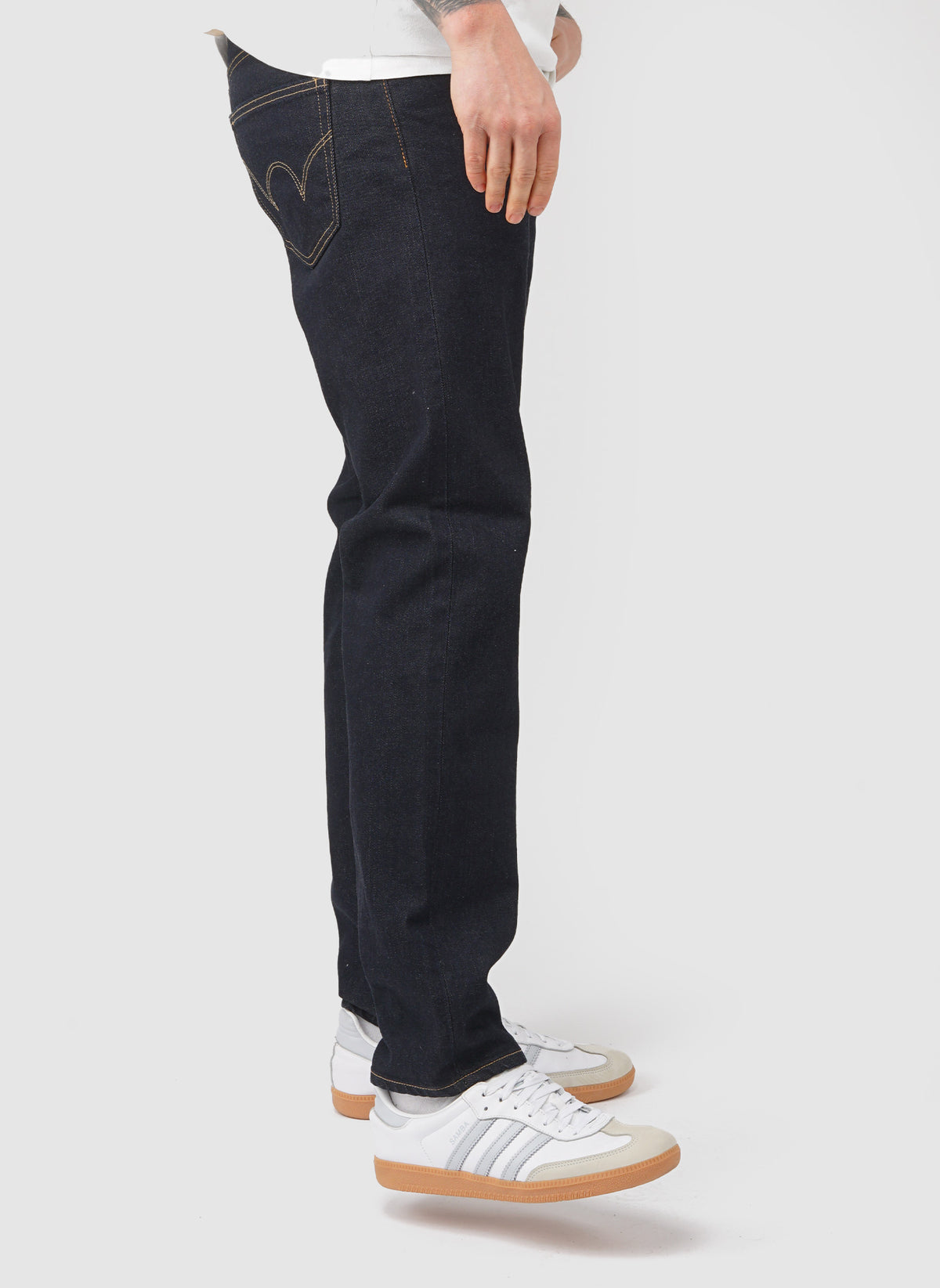 Regular Tapered Stretch Denim - Kaihara Rinsed Wash