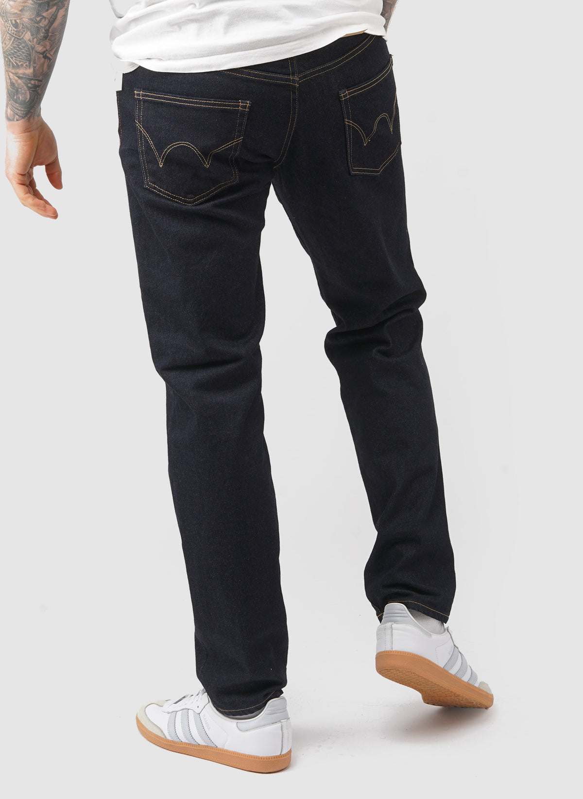 Regular Tapered Stretch Denim - Kaihara Rinsed Wash