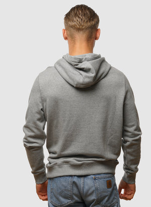 Pullover Hoodie - Mid Grey Marl