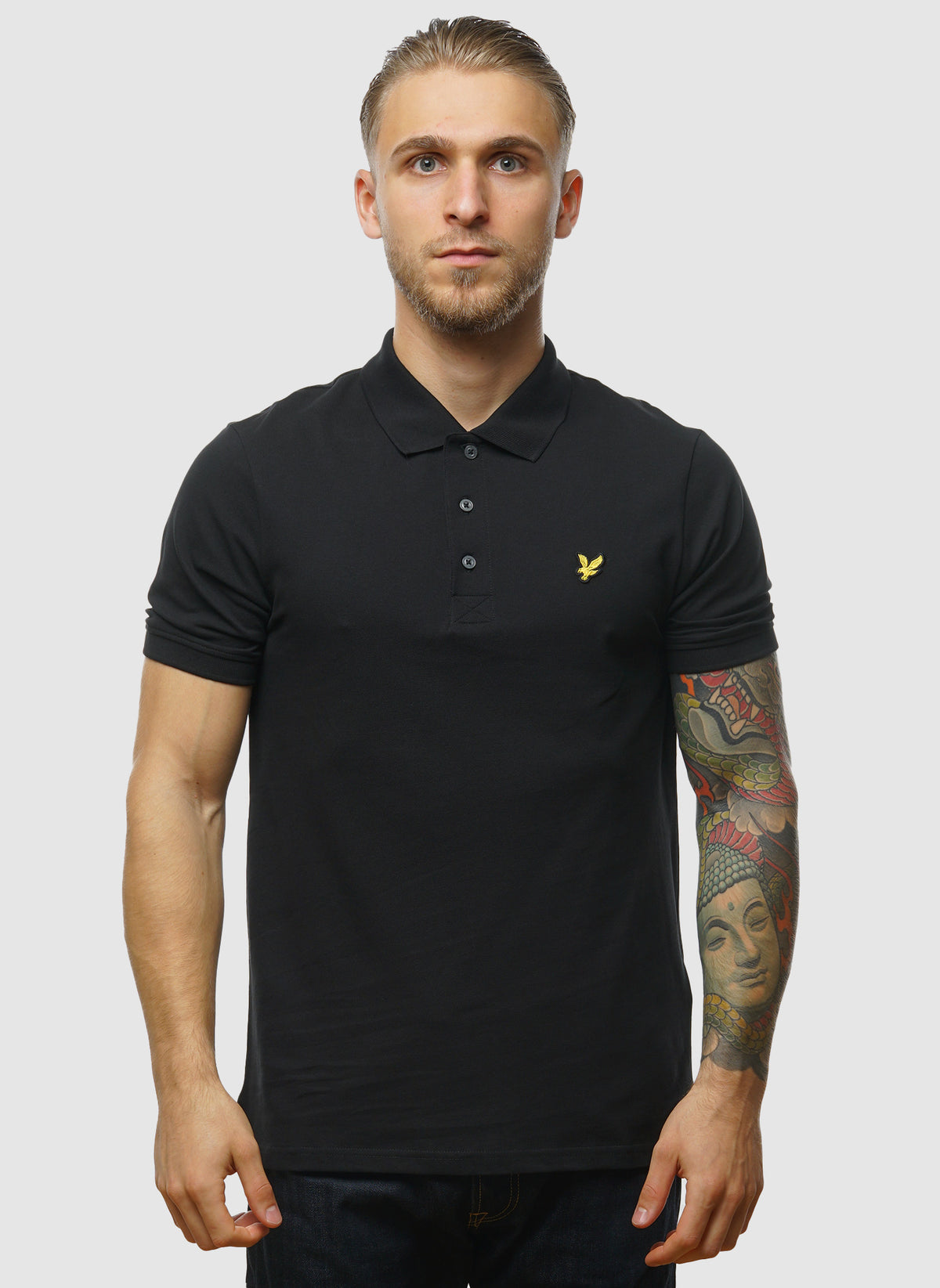 Plain Poloshirt - Jet Black