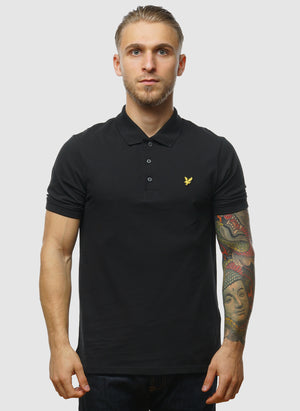 Plain Poloshirt - Jet Black