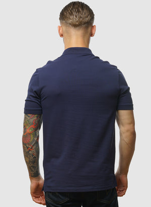 Plain Polo Shirt - Navy