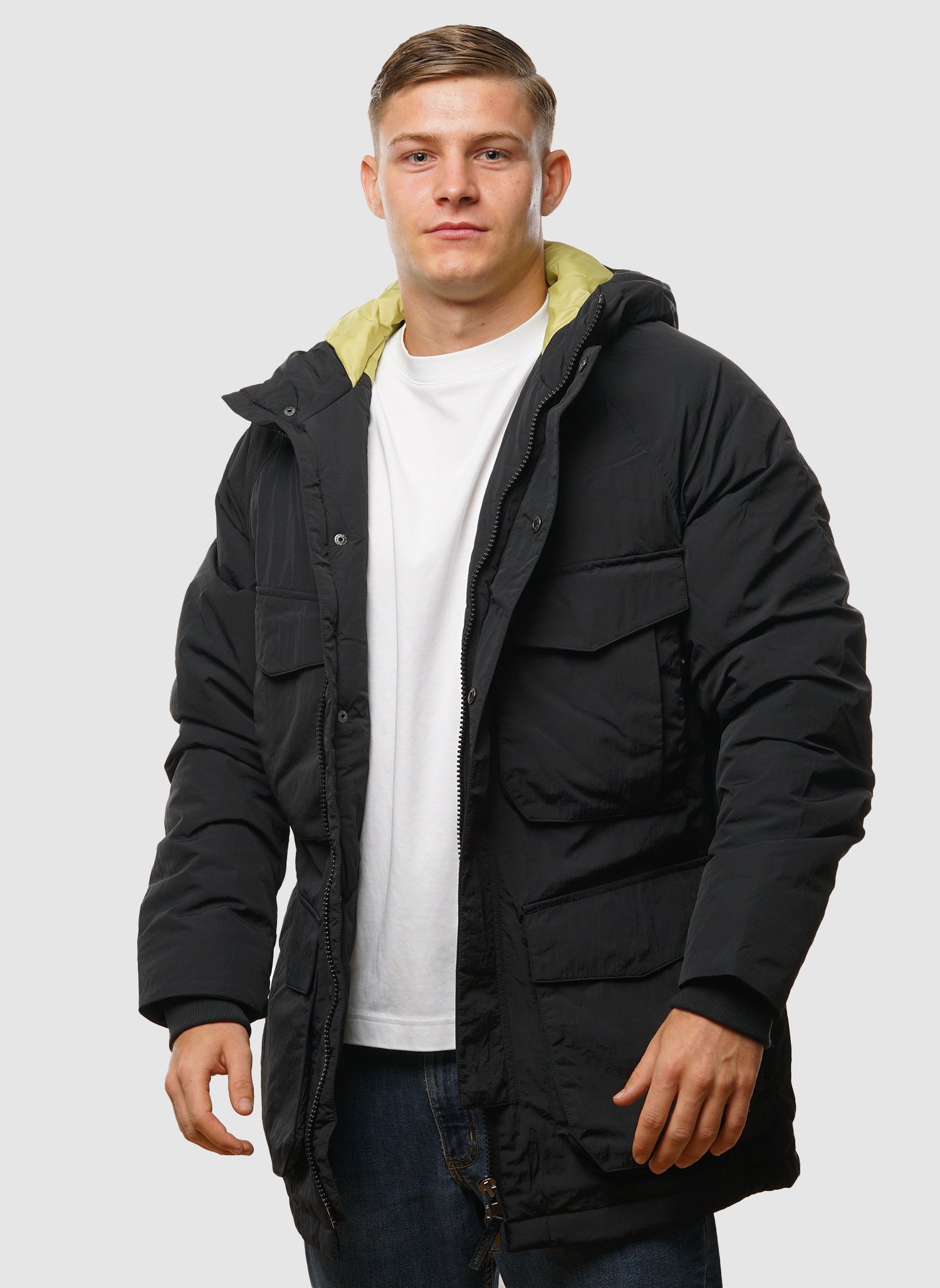 Tactical Wadded Parka - Black Ice