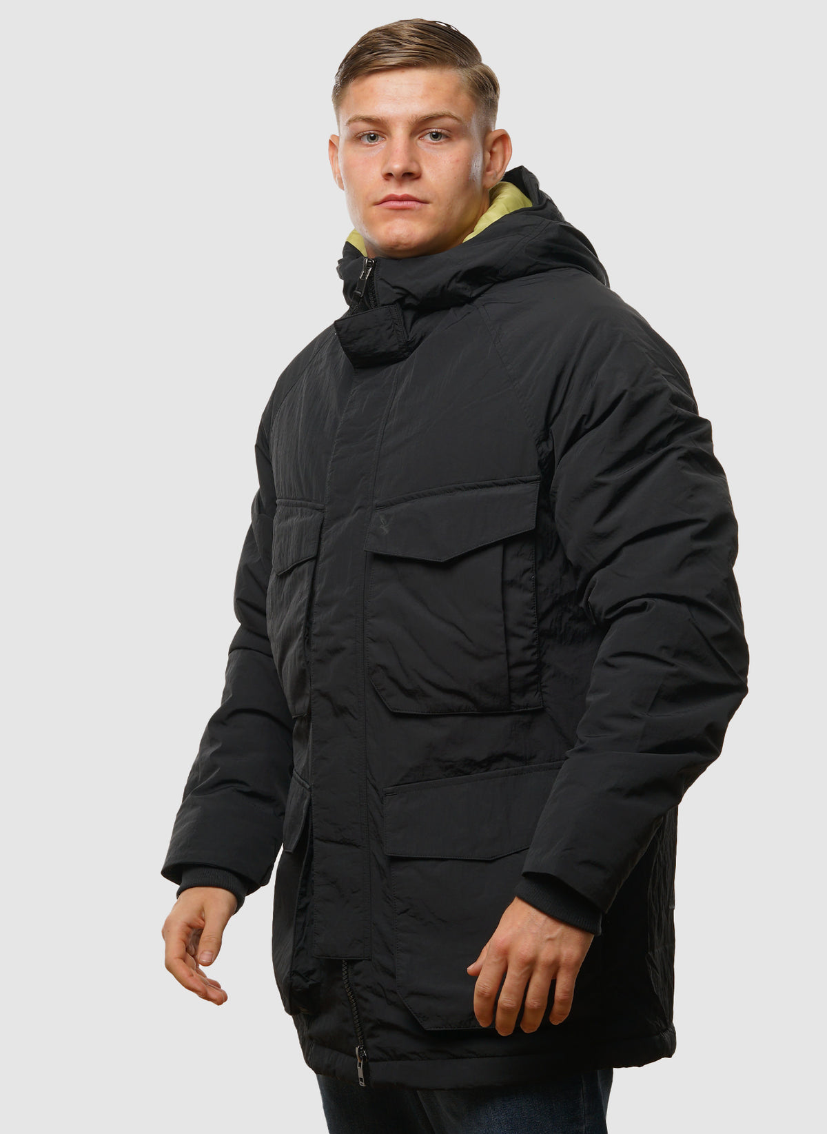 Tactical Wadded Parka - Black Ice