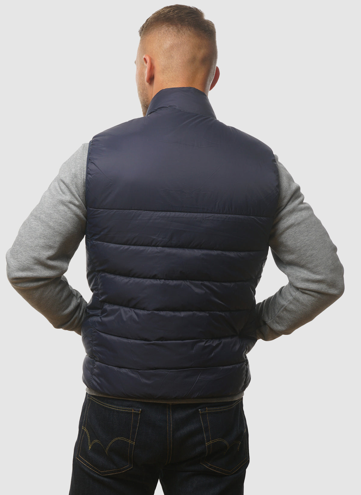 Wadded Gilet - Dark Navy