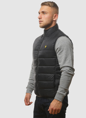 Wadded Gilet - Jet Black