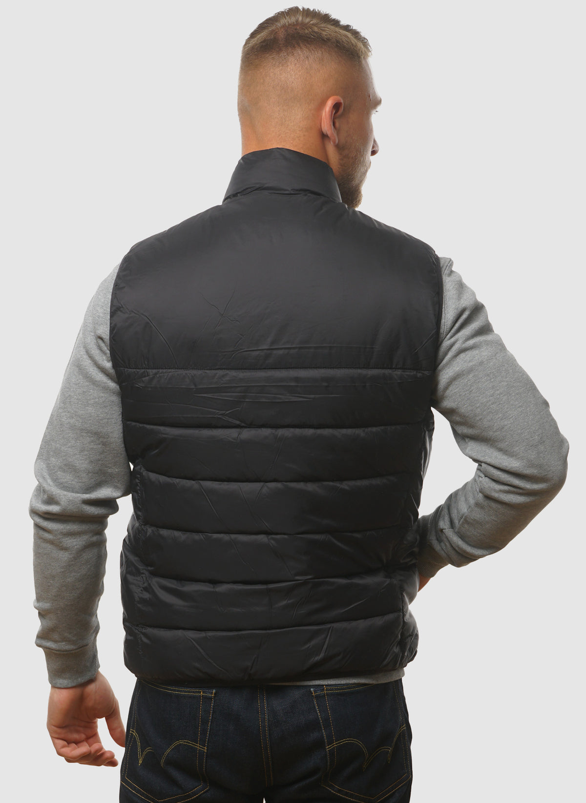 Wadded Gilet - Jet Black