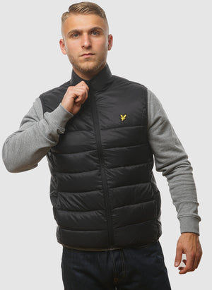 Wadded Gilet - Jet Black