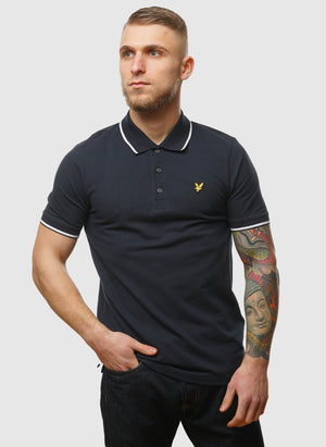 Tipped Polo Shirt - Dark Navy