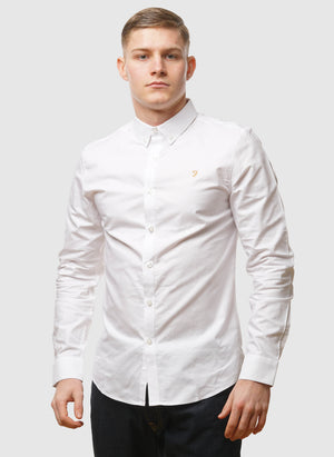 Brewer Slim Fit Shirt - White