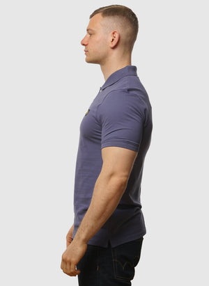 Plain Polo Shirt - Cool Indigo