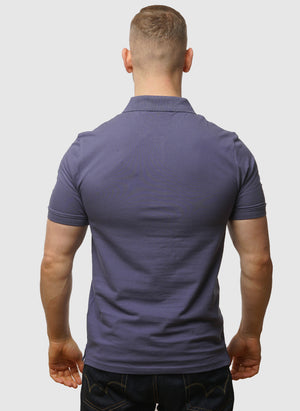 Plain Polo Shirt - Cool Indigo