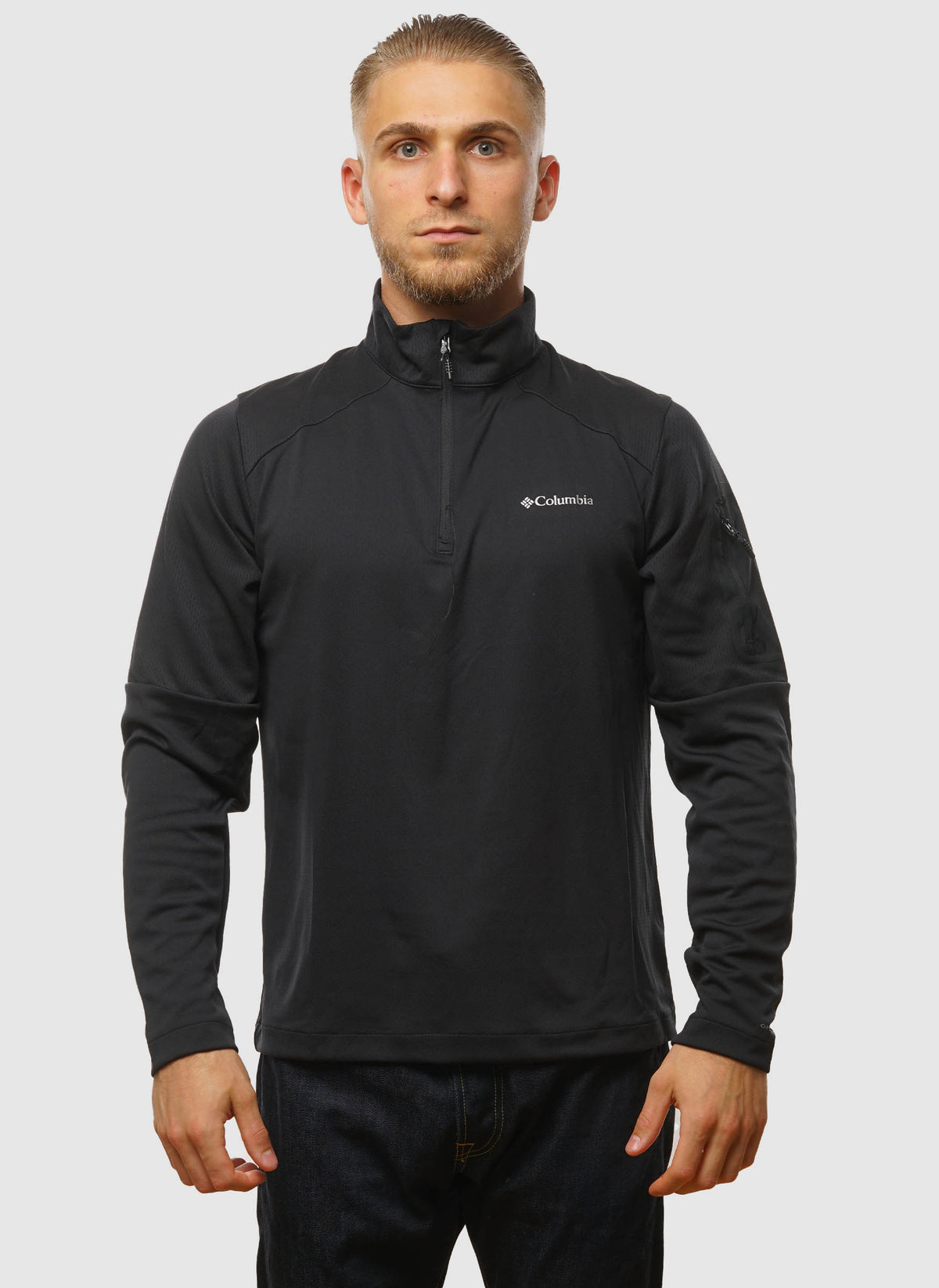 Tech Knit 1/4 Zip Sweatshirt - Black