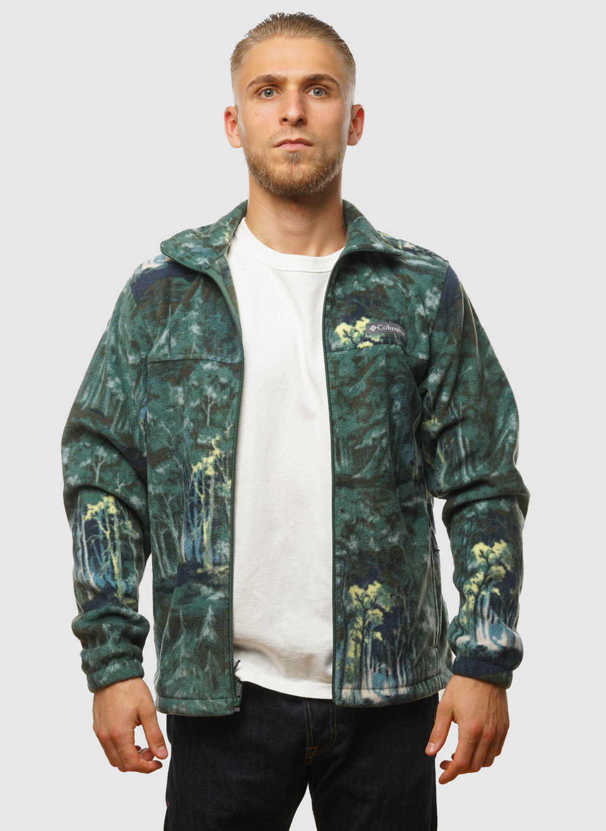 Steens Mountain Printed Jacket - Rain Forest