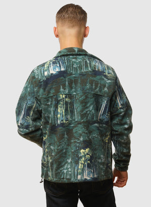Steens Mountain Printed Jacket - Rain Forest