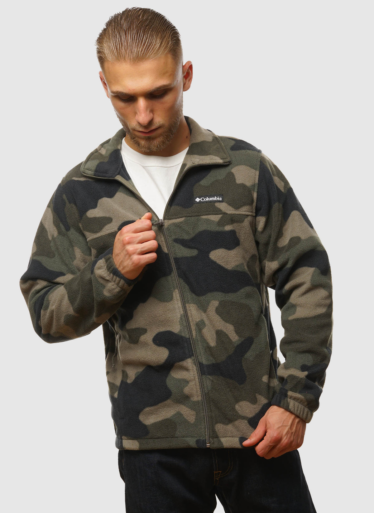 Steens Mountain Printed Jacket - Stone Green