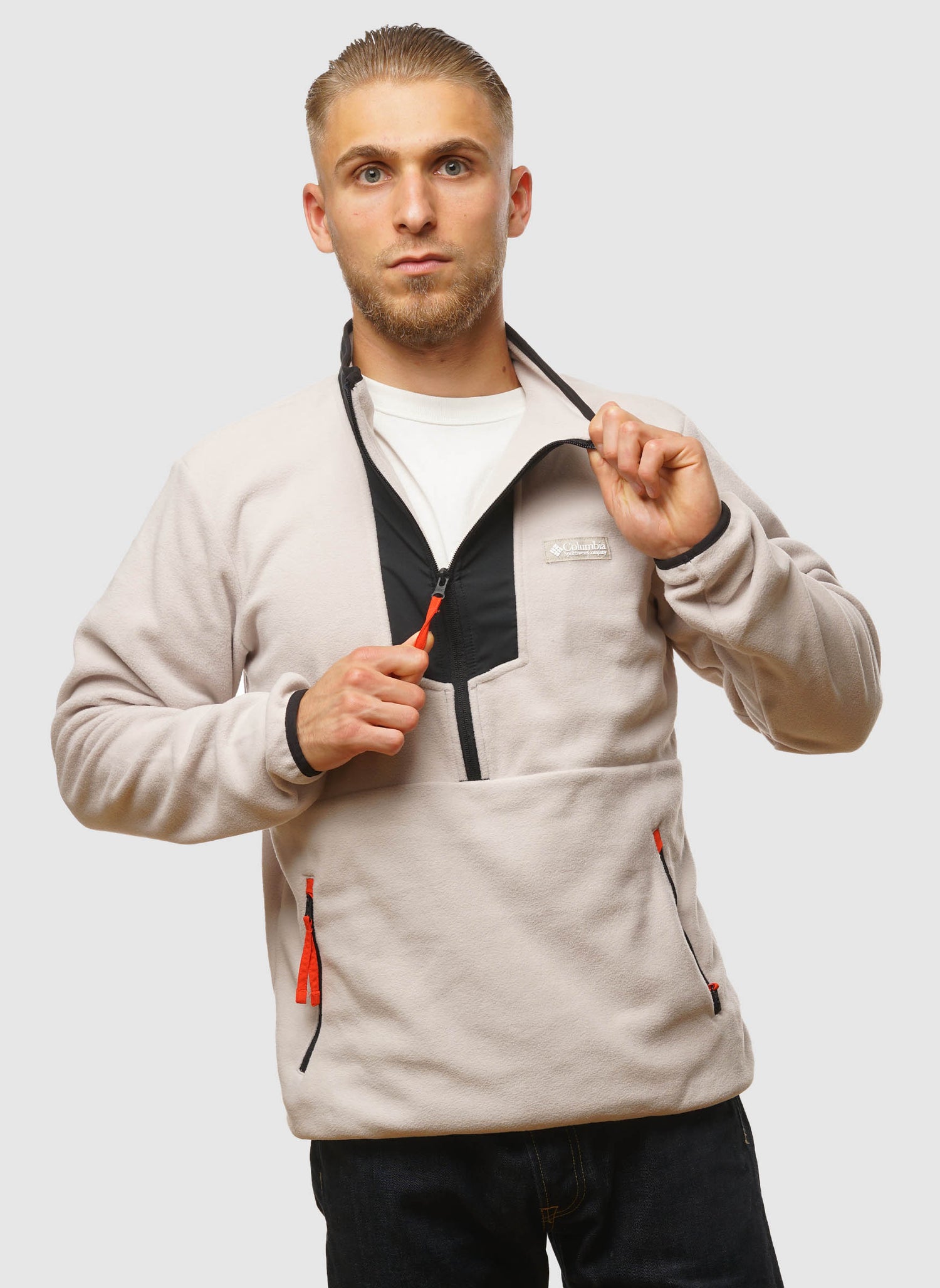 Sequoia Grove Half Zip Fleece - Dark Stone