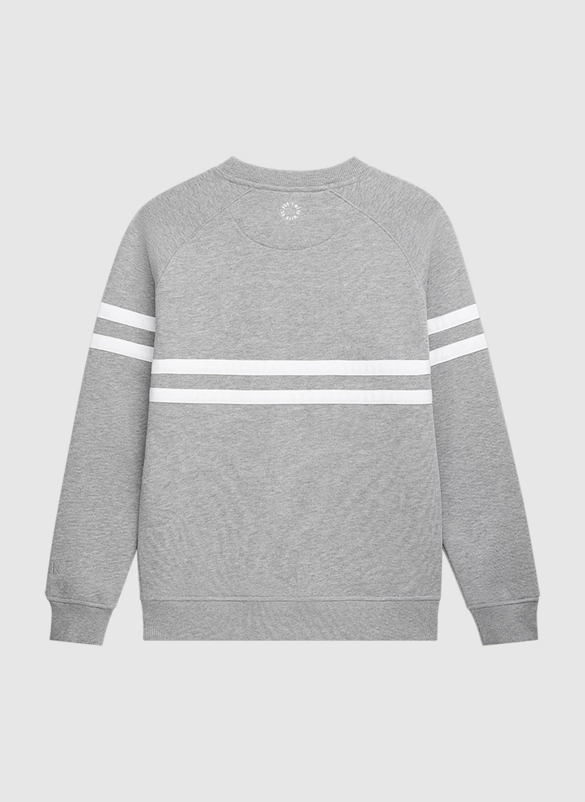 DMWU Crewneck - Grey Melange/White