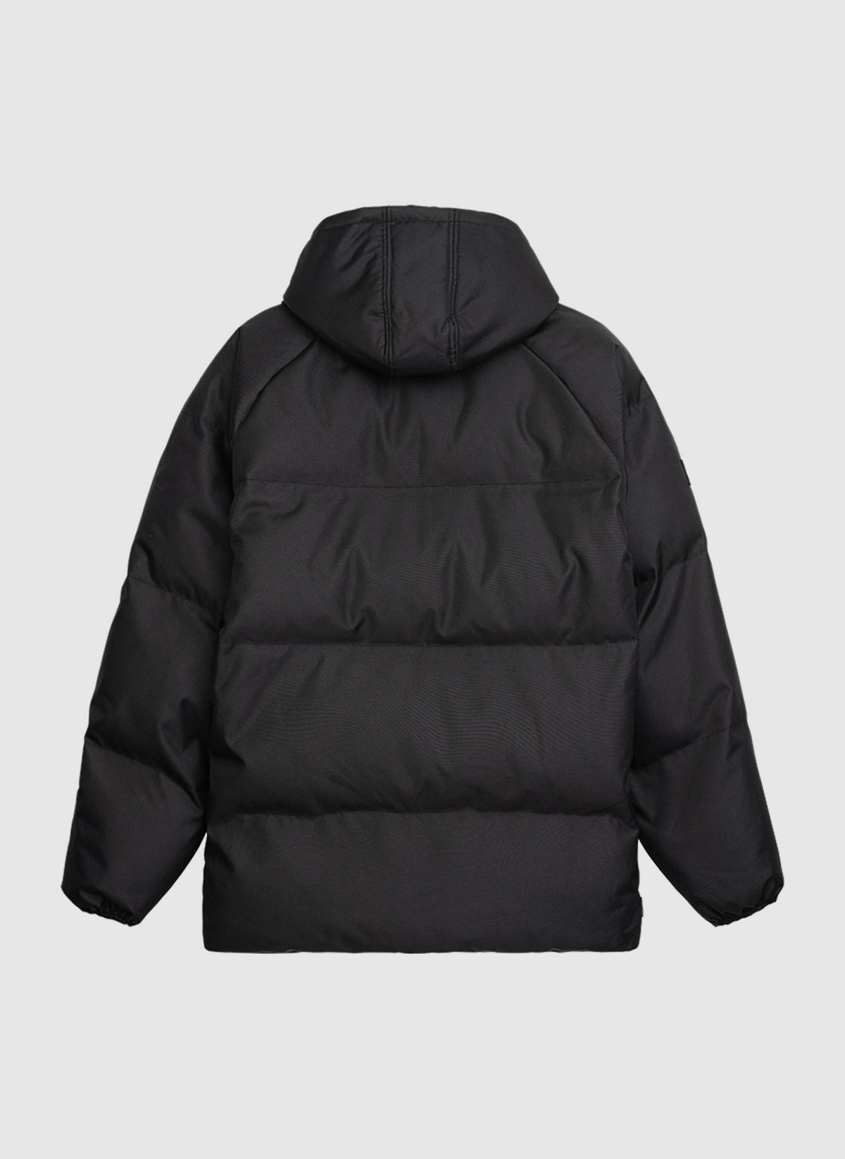Curved Winter Jacket - Black
