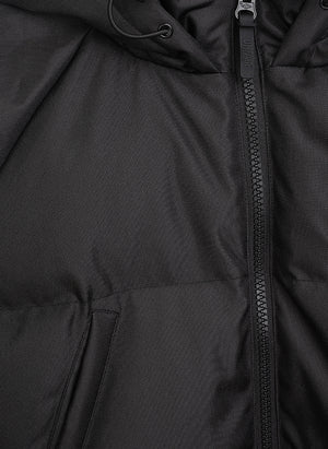 Curved Winter Jacket - Black