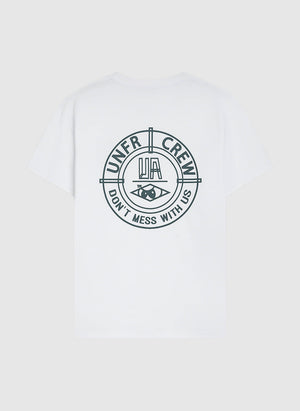 DMWU BP T-Shirt - White/Petrolium