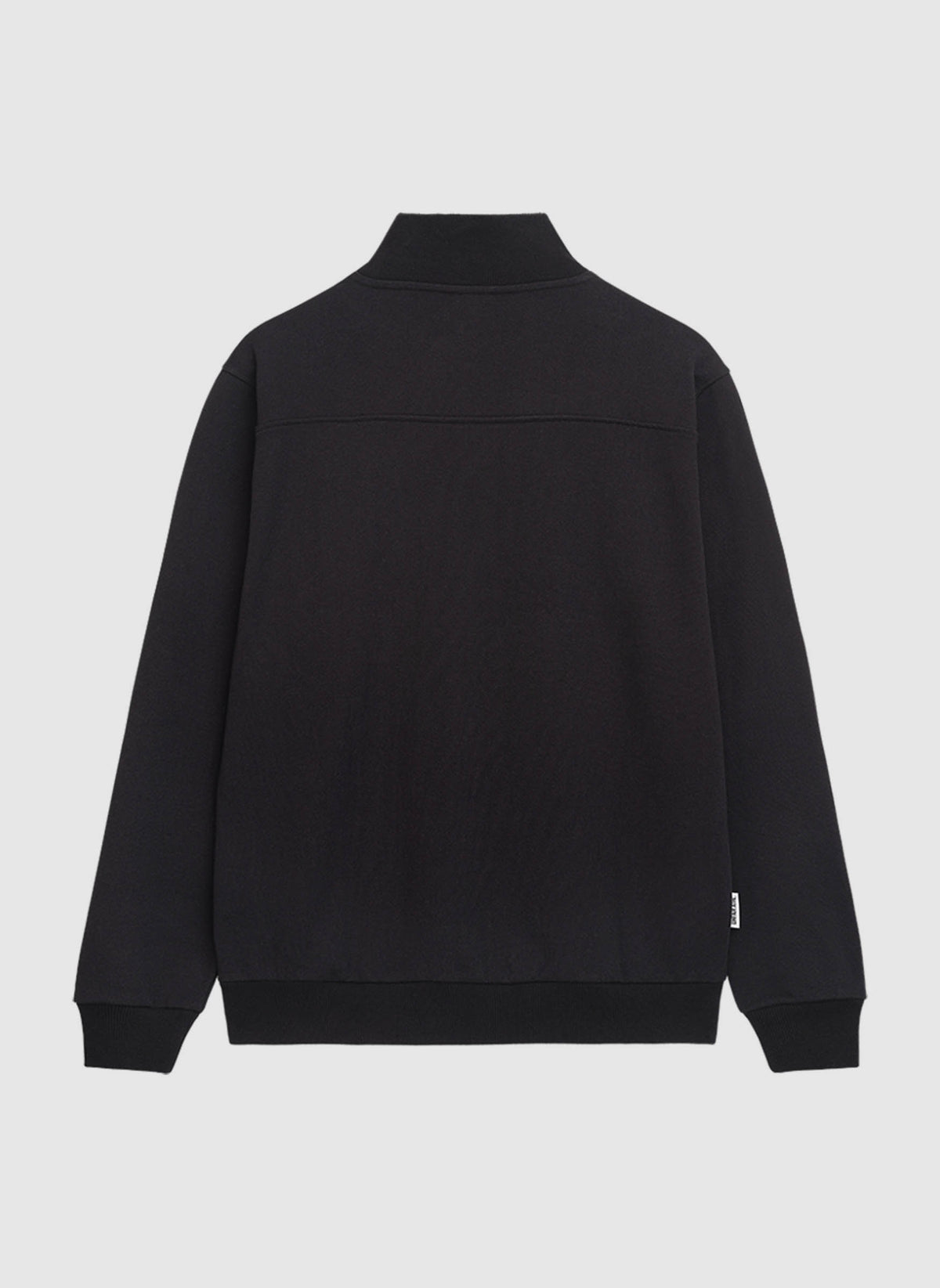 Curved Halfzip Sweatshirt - Black
