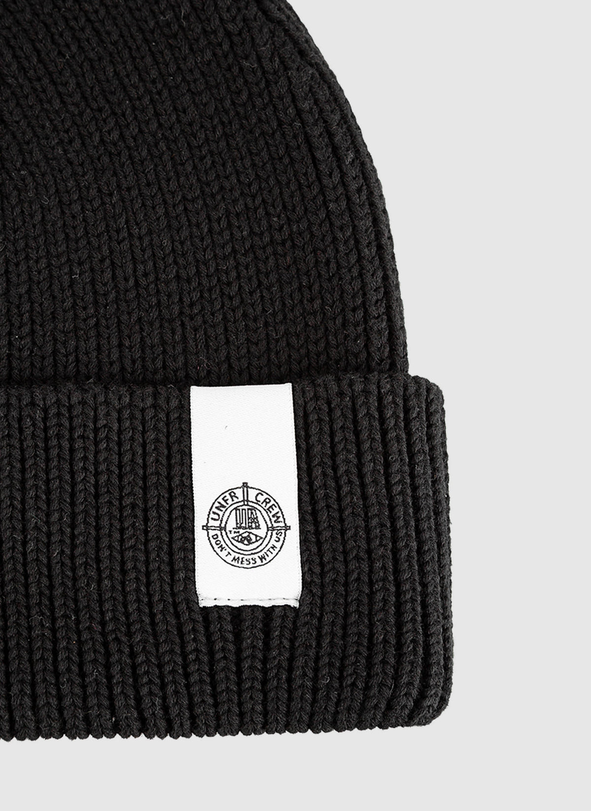 DMWU Organic Cotton Beanie - Black