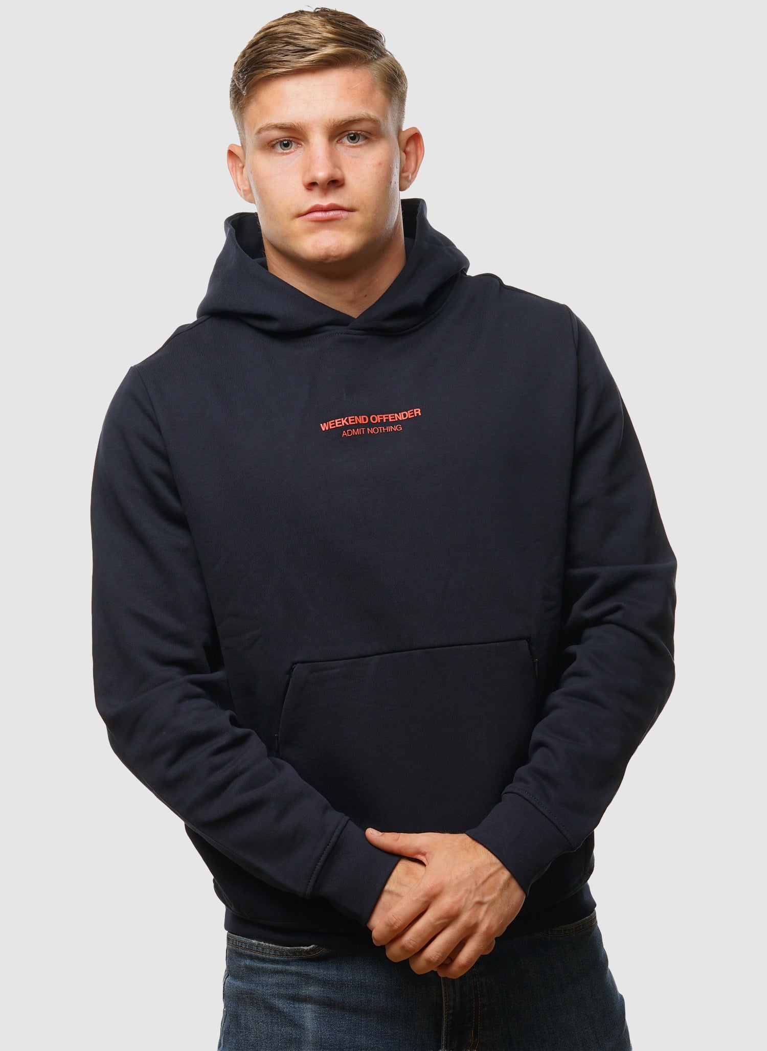 Cobain Hoodie - Navy/Sunset